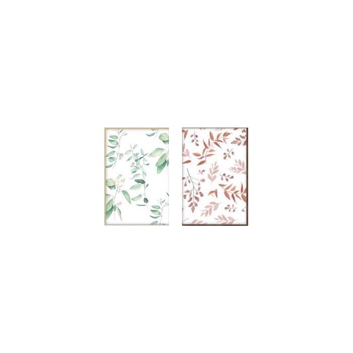 DKD Home Decor Marco de Fotos 10x15 cm Marron Oscuro/Claro MDF (2 Unidades) 20 x 15 x 1 cm 1