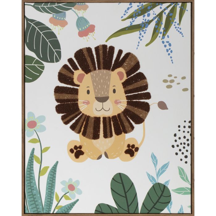 DKD Home Decor Cuadro Animal Selva Lienzo Poliester PS Verde Blanco Naranja 3 x 50 x 40 cm (3 Unidades) 4 DKD Home Decor Cuadro Animal Selva Lienzo Poliester PS Verde Blanco Naranja 3 x 50 x 40 cm (3 Unidades) 4