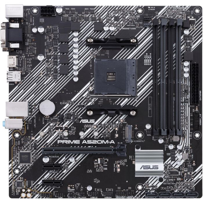 Asus Prime A520M-A II/CSM Placa Base Socket AM4 Micro ATX A520 para AMD Ryzen 3000/4000/5000, M.2, USB 3.2 Gen 1, CSM 1 Asus Prime A520M-A II/CSM Placa Base Socket AM4 Micro ATX A520 para AMD Ryzen 3000/4000/5000, M.2, USB 3.2 Gen 1, CSM 1