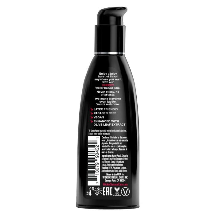 Lubricante Wicked Sensual Care Cereza 60 ml 1 Pieza 1 Lubricante Wicked Sensual Care Cereza 60 ml 1 Pieza 1