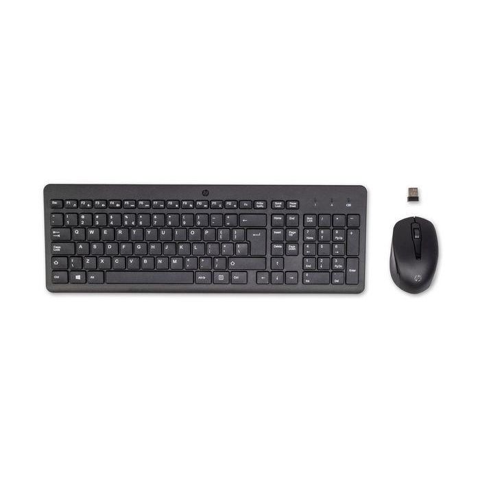 HP 330 Teclado y Ratón Inalámbricos, Set Ergonómico con Teclado Numérico