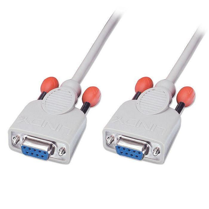 Lindy Serial Null Modem/Data Transfer Cable (9DF/9DF), 2m Lindy Serial Null Modem/Data Transfer Cable (9DF/9DF), 2m