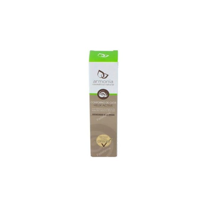 ARMONIA Helix Active Eco Contorno de Ojos con Baba de Caracol Bio 15ml - Tratamiento Alisante y Reafirmante