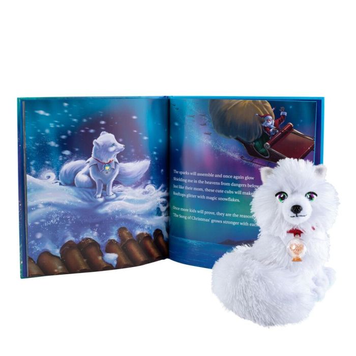 Set Cuento + Peluche Zorro Artico Elf Pets español 3