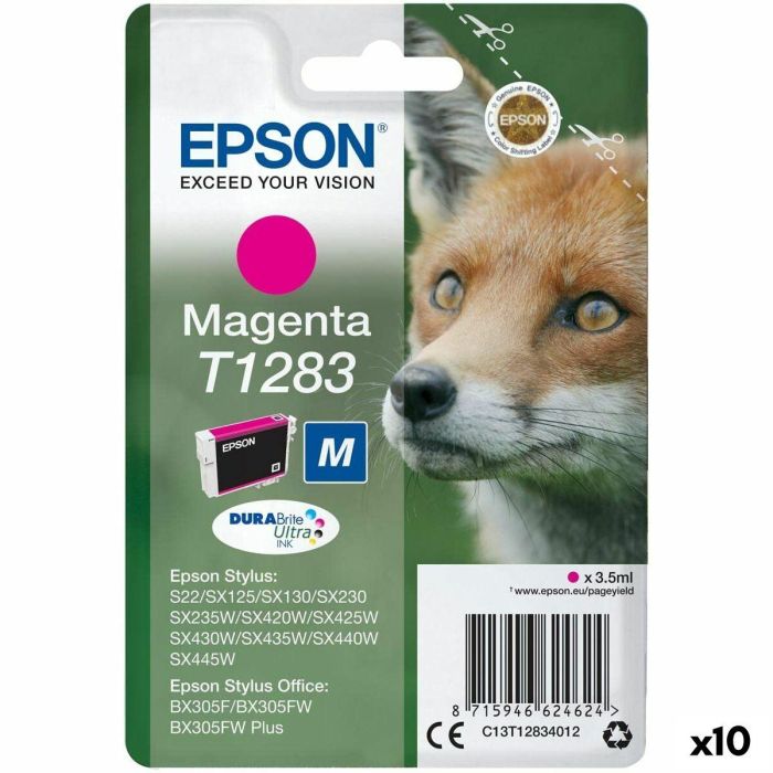 Epson Cartucho Tinta C1312834012 Magenta 3.5 mL para S22/SX125/420W/425W/Office BX305F Epson Cartucho Tinta C1312834012 Magenta 3.5 mL para S22/SX125/420W/425W/Office BX305F