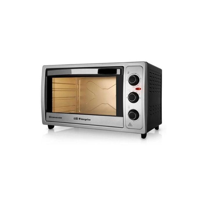 HORNO DE SOBREMESA ORBEGOZO HOT 381 - 2000W - CAPACIDAD 38L - FUNCIÓN CONVECCION - TEMPORIZADOR 90 MIN. - BANDEJA/PARRILLA/MANGO 0 HORNO DE SOBREMESA ORBEGOZO HOT 381 - 2000W - CAPACIDAD 38L - FUNCIÓN CONVECCION - TEMPORIZADOR 90 MIN. - BANDEJA/PARRILLA/MANGO 0