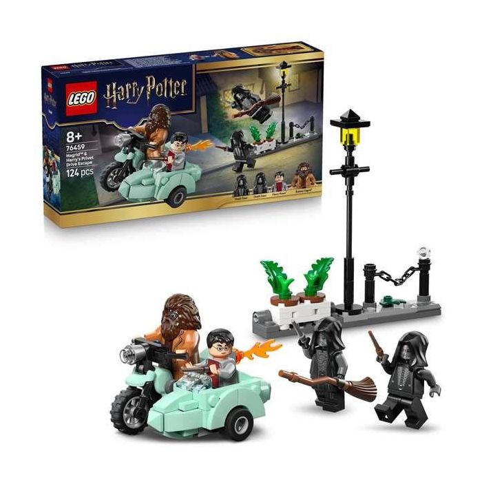 Juego de construccion hagrid y harry: huida de privet drive lego harry potter 3