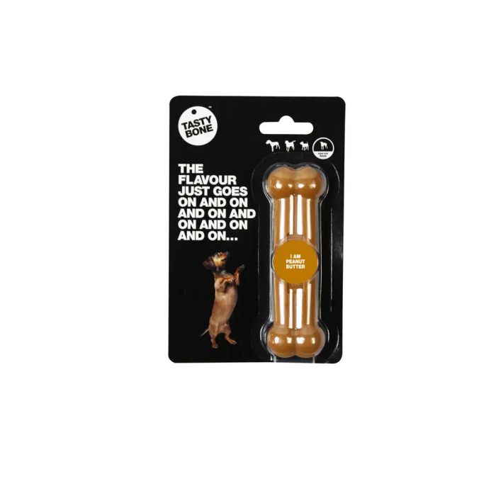 Tasty Bone Toy-Puppy Mantequilla De Cacahuete