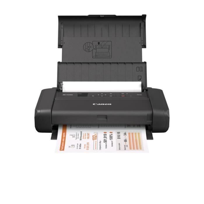 Impresora Portátil Canon PIXMA TR150 con Batería/ WiFi/ Negra 3