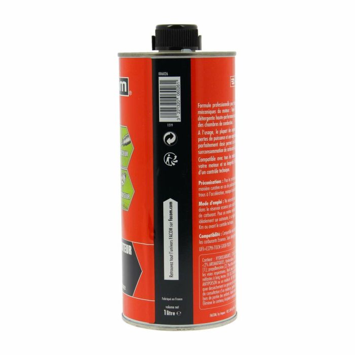 Facom Decalaminante Curativo Integral Motor Gasolina 1L - Limpia Inyectores, Válvulas y Bujías sin Desmontar 2 Facom Decalaminante Curativo Integral Motor Gasolina 1L - Limpia Inyectores, Válvulas y Bujías sin Desmontar 2