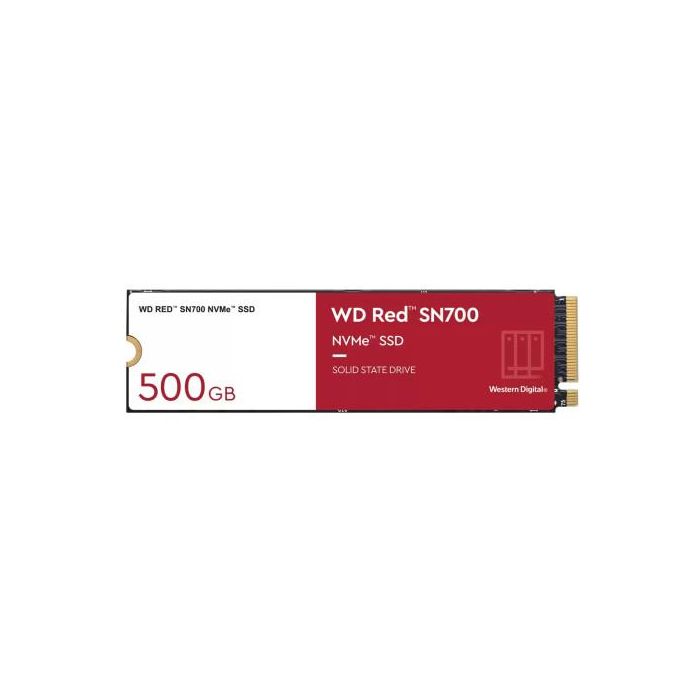 Western Digital WD Red SN700 M.2 500 GB PCIe 3.0 NVMe SSD para NAS - WDS500G1R0C - 3430 MB/s Lectura, 2600 MB/s Escritura 0 Western Digital WD Red SN700 M.2 500 GB PCIe 3.0 NVMe SSD para NAS - WDS500G1R0C - 3430 MB/s Lectura, 2600 MB/s Escritura 0