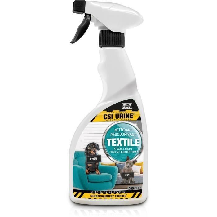 Limpiador desodorizante textil - CSI URINE - 500ML - Elimina olores, digiere manchas, probacterias y enzimas naturales Limpiador desodorizante textil - CSI URINE - 500ML - Elimina olores, digiere manchas, probacterias y enzimas naturales