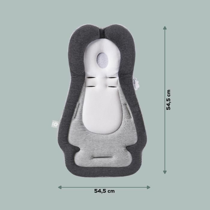 Babymoov Cosymorpho Smokey - Cojín Reductor de Cuna Bebé con Reposacabezas Ergonómico Anti-Plagiocefalia Transpirable 5 Babymoov Cosymorpho Smokey - Cojín Reductor de Cuna Bebé con Reposacabezas Ergonómico Anti-Plagiocefalia Transpirable 5