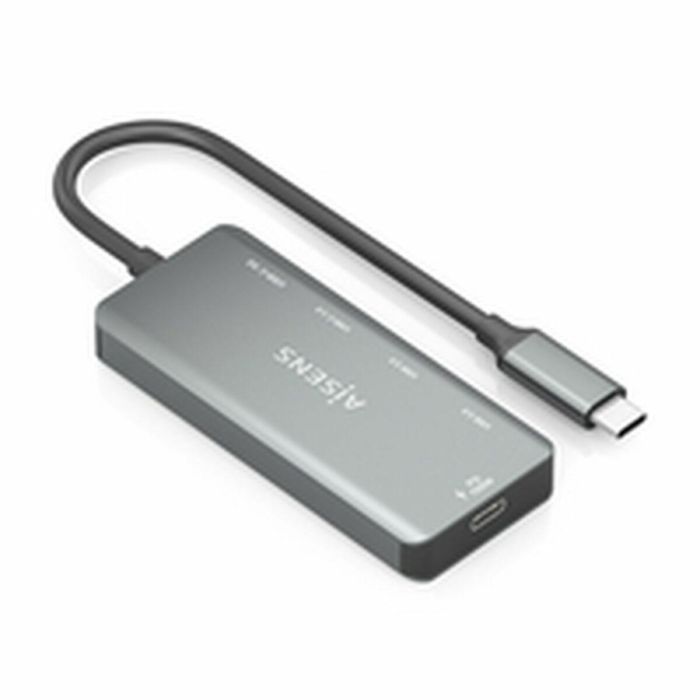 Hub USB Aisens A109-0946 Gris 100 W 5