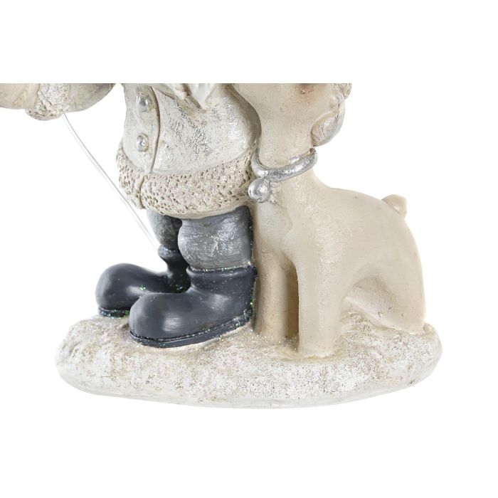 DKD Home Decor Figura de Navidad Moderna con Luz LED, Resina Verde Gris, Pack de 3 Unidades, Medidas 11x23.5x18 cm, Modelos Surtidos 3 DKD Home Decor Figura de Navidad Moderna con Luz LED, Resina Verde Gris, Pack de 3 Unidades, Medidas 11x23.5x18 cm, Modelos Surtidos 3