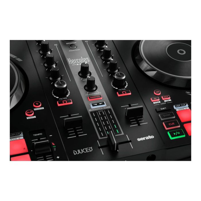 Hercules DJ Control Inpulse 300MK2 Controladora DJ con USB y Pads de Batería 2 Hercules DJ Control Inpulse 300MK2 Controladora DJ con USB y Pads de Batería 2