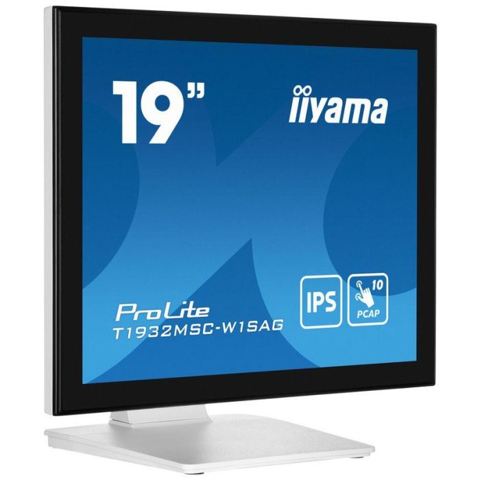 iiyama ProLite T1932MSC-W1SAG pantalla para PC 48,3 cm (19") 1280 x 1024 Pixeles Full HD LED Pantalla táctil Mesa Blanco 3 iiyama ProLite T1932MSC-W1SAG pantalla para PC 48,3 cm (19") 1280 x 1024 Pixeles Full HD LED Pantalla táctil Mesa Blanco 3