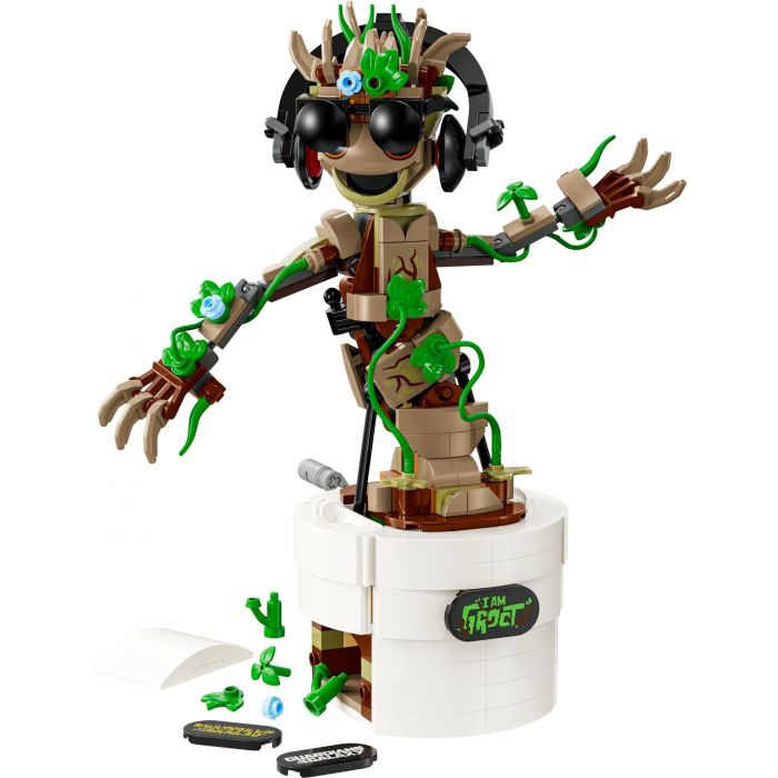 LEGO 76297 Marvel El Baile de Baby Groot, Juguete para construir animado para niños 1