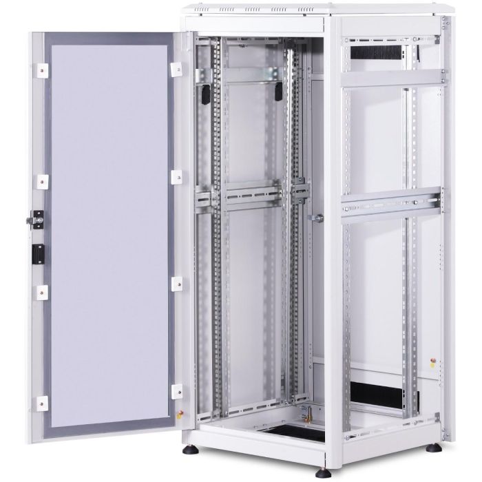 DIGITUS Netzwerkschrank Unique 26HE 1342x600x600mm grau (Speditionsversand) 9