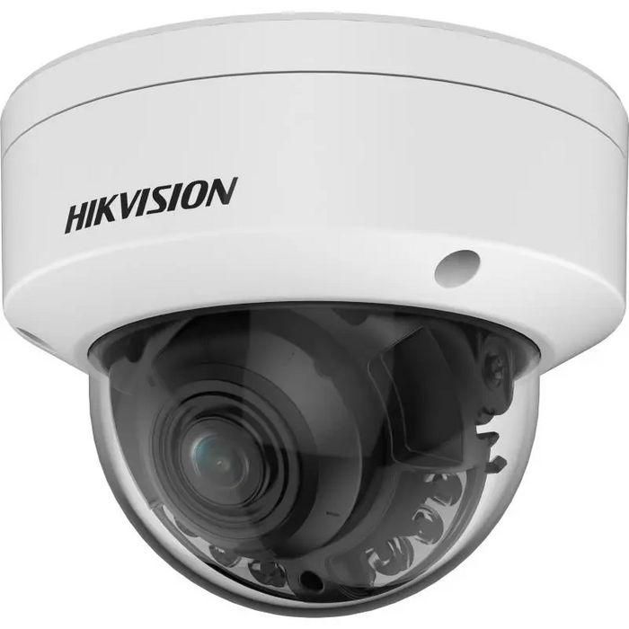 Hikvision Cámara IP minidomo 4M Smart Hybrid Light ColorVu 2.8-12mm WDR IK10 IP67 12V/PoE. Audio, alarma, luz híbrida 40m 1