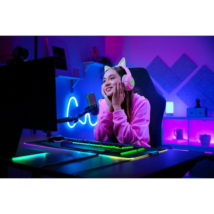 Razer Seiren V3 Chroma Micrófono para tableta, Supercardioide, USB-C, Negro, Plug and Play, con retroiluminación LED 10