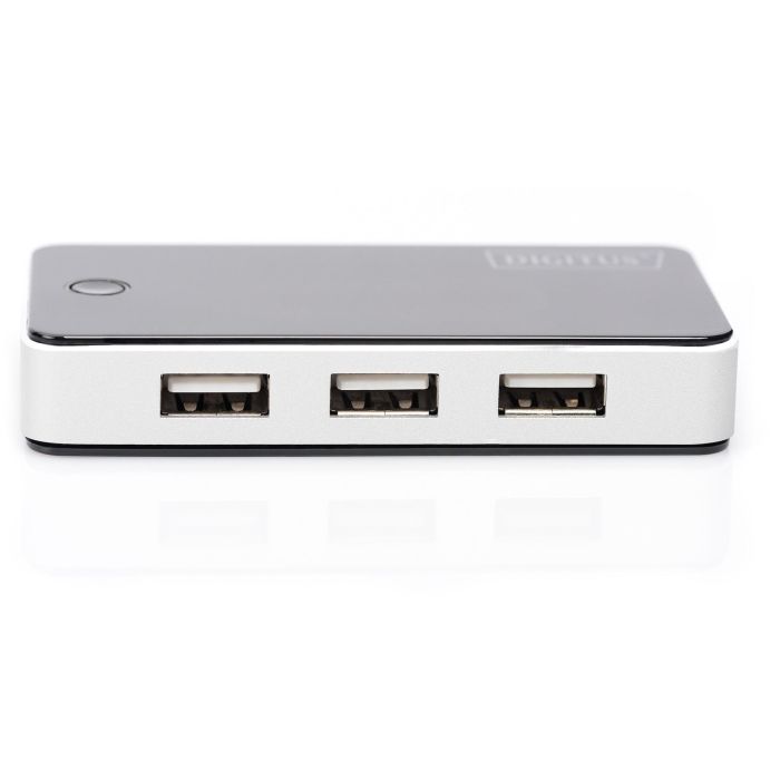 DIGITUS USB-Hub 7-Port 2.0->7xA2.0 m.Netzteil schwarz 2