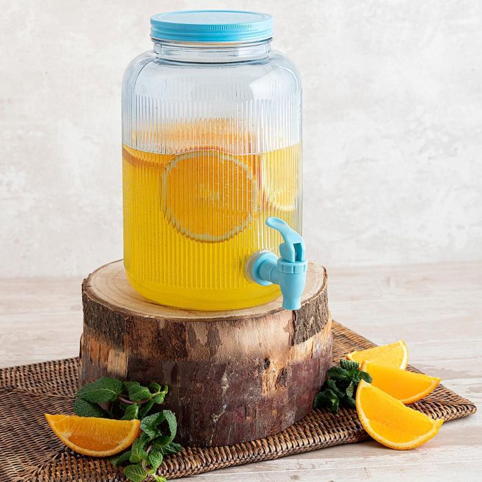 Dispensador de Bebidas Vidrio Maison Quid 4 L (4 Unidades) 1 Dispensador de Bebidas Vidrio Maison Quid 4 L (4 Unidades) 1