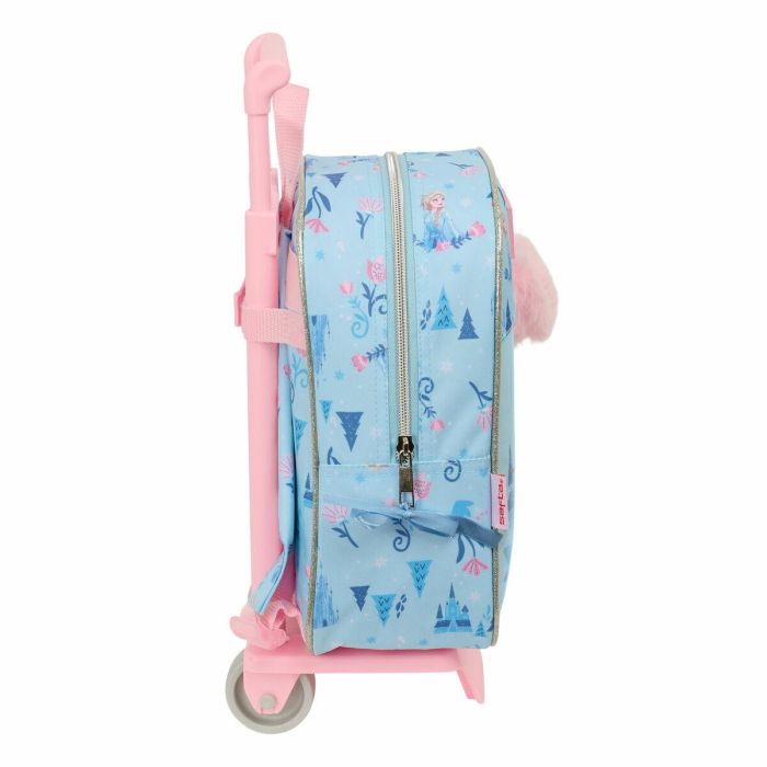 Mochila Escolar con Ruedas Frozen Ice magic Azul 22 x 27 x 10 cm 2