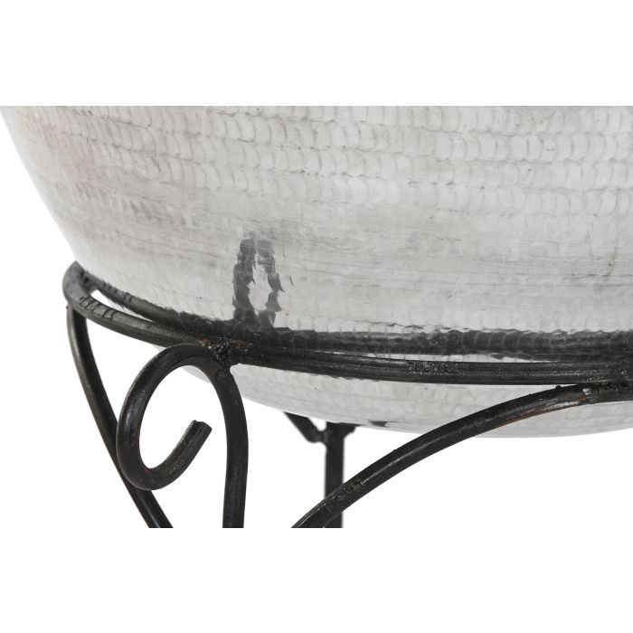Jarron Item Home DKD Home Decor Plateado Negro 45 x 95 x 45 cm 1 Jarron Item Home DKD Home Decor Plateado Negro 45 x 95 x 45 cm 1