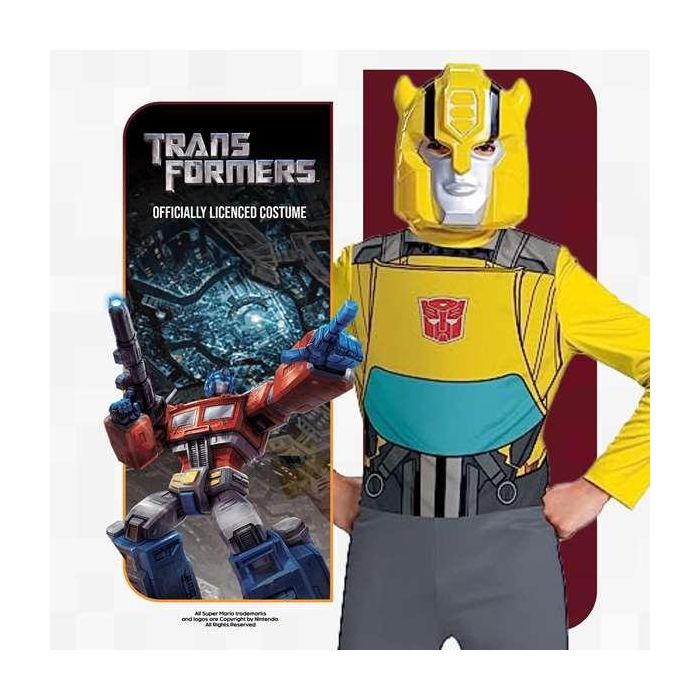 Disfraz hasbro transformers bumblebee basic t. 4-6 años 1 Disfraz hasbro transformers bumblebee basic t. 4-6 años 1