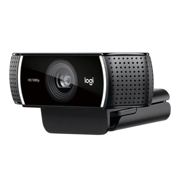 Logitech Webcam C922 Pro Stream Full HD 1080p Optimizada para Streaming y Grabación con Audio Estéreo y Trípode Ajustable 3