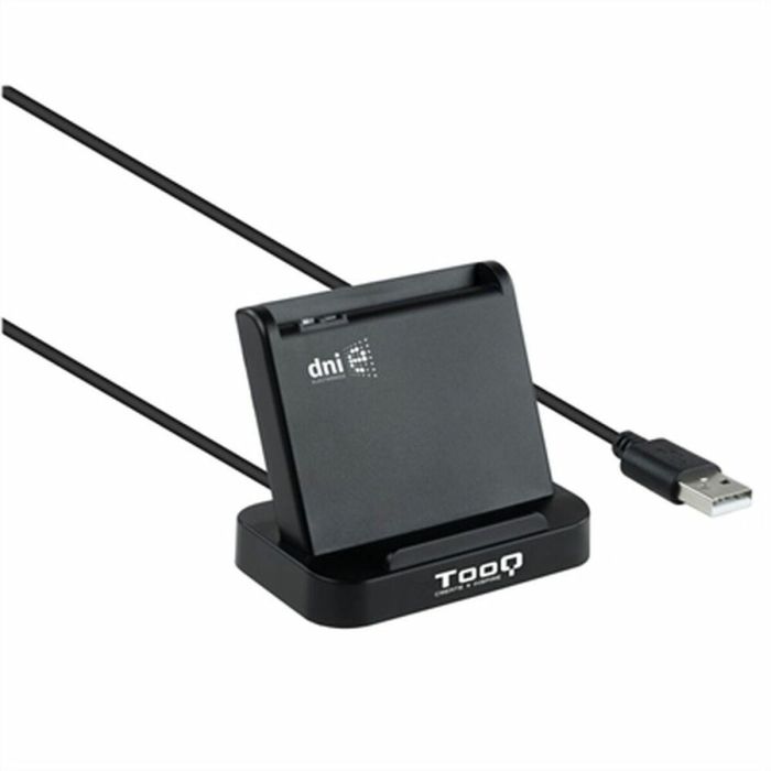 TooQ TQR-220B Lector de DNIe y Tarjetas Inteligentes USB 2.0 compatible DNI 3.0, PC, Mac, sin drivers y soporte móvil Negro 0 TooQ TQR-220B Lector de DNIe y Tarjetas Inteligentes USB 2.0 compatible DNI 3.0, PC, Mac, sin drivers y soporte móvil Negro 0