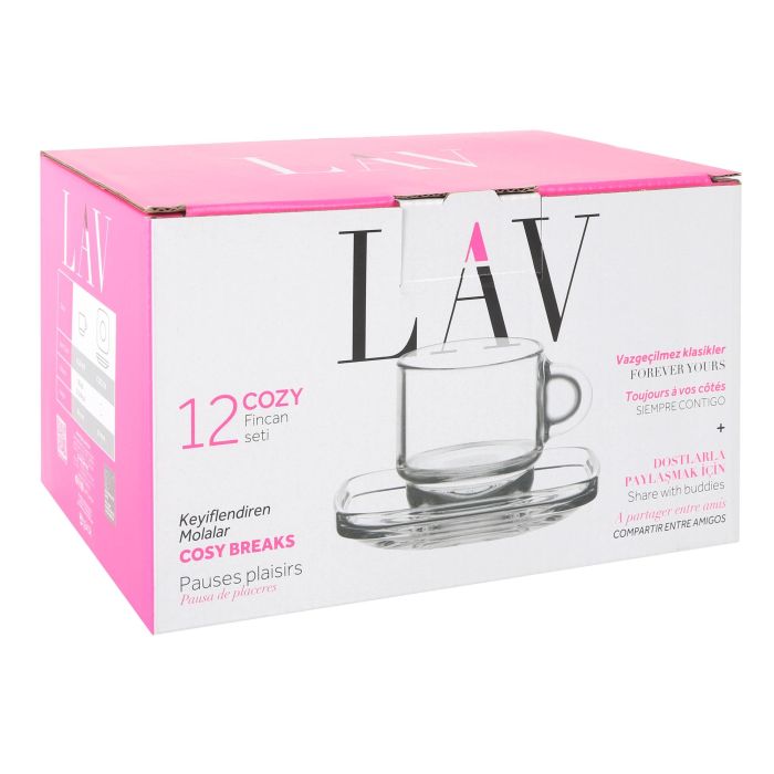 Set 6 Tazas 91 cc con Plato Expresso Cozy - LAV (6 Cajas) 5 Set 6 Tazas 91 cc con Plato Expresso Cozy - LAV (6 Cajas) 5