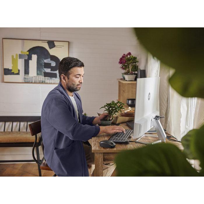 HP Teclado Retroiluminado Cableado 400 con 12 Teclas Programables para Productividad y Juego