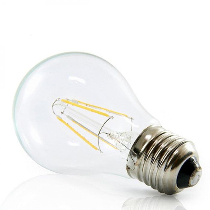 HO-J27DH642-WW Bombilla LED E27 4W Filamento 273Lm Blanco Cálido 2000K, Reemplazo Directo 25W Incandescente, Larga Vida 40.000h 2 HO-J27DH642-WW Bombilla LED E27 4W Filamento 273Lm Blanco Cálido 2000K, Reemplazo Directo 25W Incandescente, Larga Vida 40.000h 2
