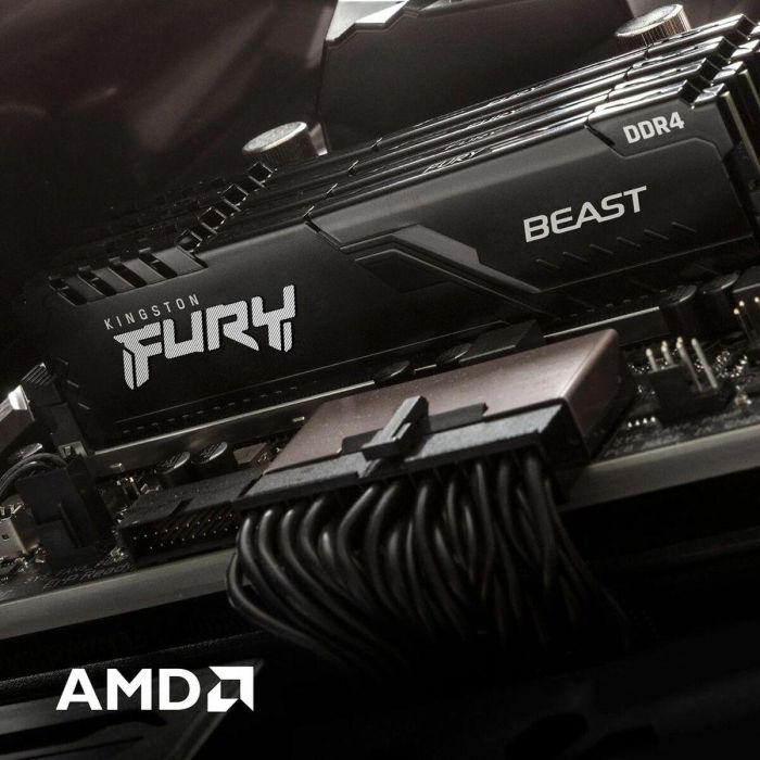 Memoria RAM Kingston FURY Beast 16GB/ DDR4/ 2666MHz/ 1.2V/ CL16/ DIMM Memoria RAM Kingston FURY Beast 16GB/ DDR4/ 2666MHz/ 1.2V/ CL16/ DIMM