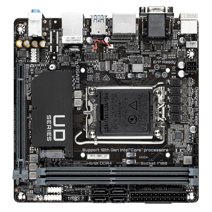 GIGABYTE GIG4719331834562 Placa base H610I DDR4 7 GIGABYTE GIG4719331834562 Placa base H610I DDR4 7