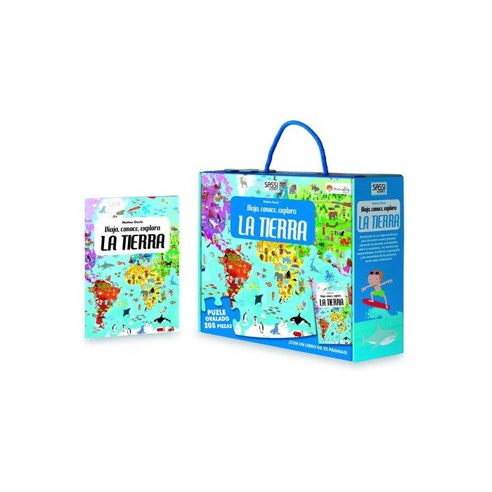 Puzle Sassi Manolito Books La Tierra 205 Piezas (+6 Años)
