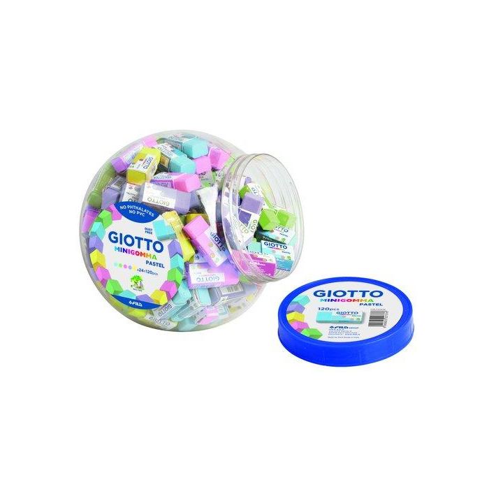 Goma De Borrar Giotto Gomma Pastel Expositor De 120