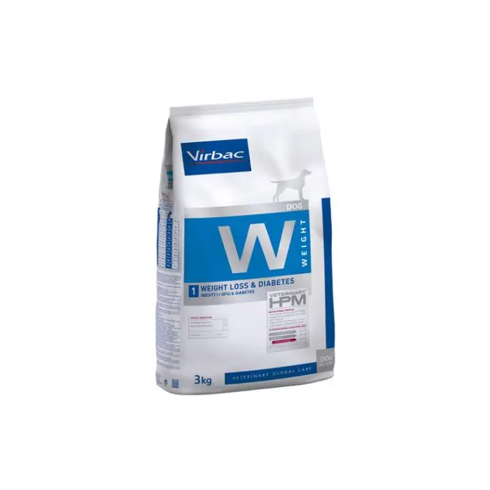 Virbac W1 Dog Weight Loss & Diabetes 3 kg Hpm