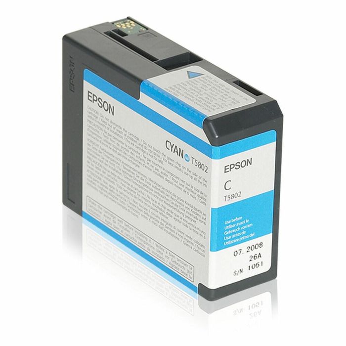 Cartucho de Tinta Original Epson C13T580200 Azul Cian 1