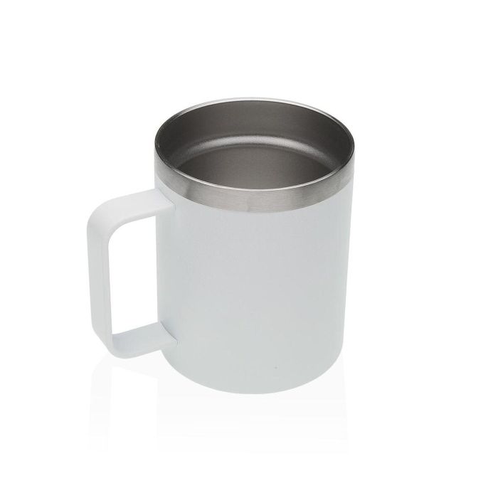 Taza Blanca Versa 350 ml - 9x11.5x12 cm, Acero (4 Unidades) 3 Taza Blanca Versa 350 ml - 9x11.5x12 cm, Acero (4 Unidades) 3