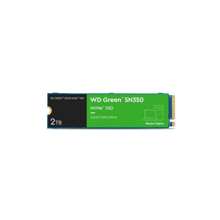 Disco SSD Western Digital WD Green SN350 2TB/ M.2 2280 PCIe/ Full Capacity 1