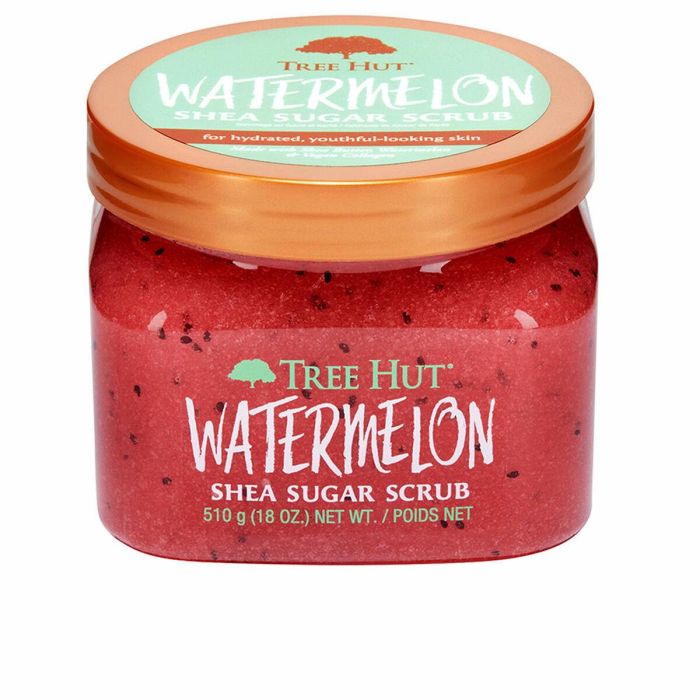 Tree Hut Exfoliante Corporal de Azúcar Sandía con Colágeno y Manteca de Karité 510g | Piel Suave, Hidratada y Vegano