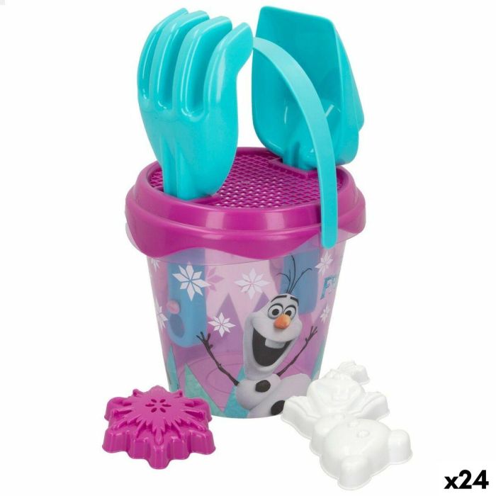 Set de Juguetes de Playa Frozen Olaf Ø 14 cm (24 Unidades) Set de Juguetes de Playa Frozen Olaf Ø 14 cm (24 Unidades)