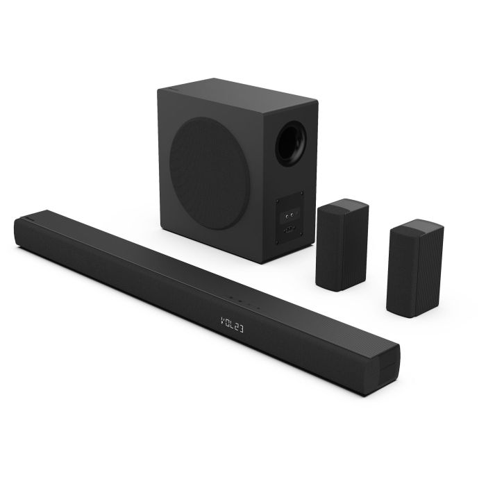 Hisense HIS6942351409078 Barra de sonido 5.1 canales 540W con Subwoofer Inalámbrico, Altavoces Traseros y Bluetooth 1 Hisense HIS6942351409078 Barra de sonido 5.1 canales 540W con Subwoofer Inalámbrico, Altavoces Traseros y Bluetooth 1