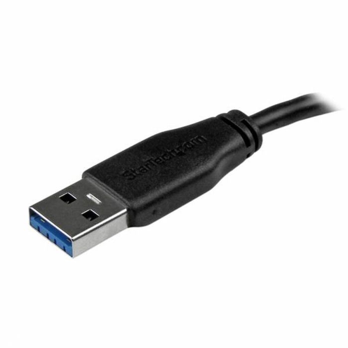 Cable USB a Micro USB Startech USB3AUB50CMS Negro 2