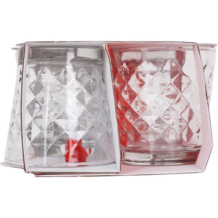 La Mediterranea - Set de 6 Vasos de la Colección Rock Diamants con Capacidad de 290 ml y Dimensiones de 8 cm de Diámetro por 9 cm de Alto (6 Cajas) 2