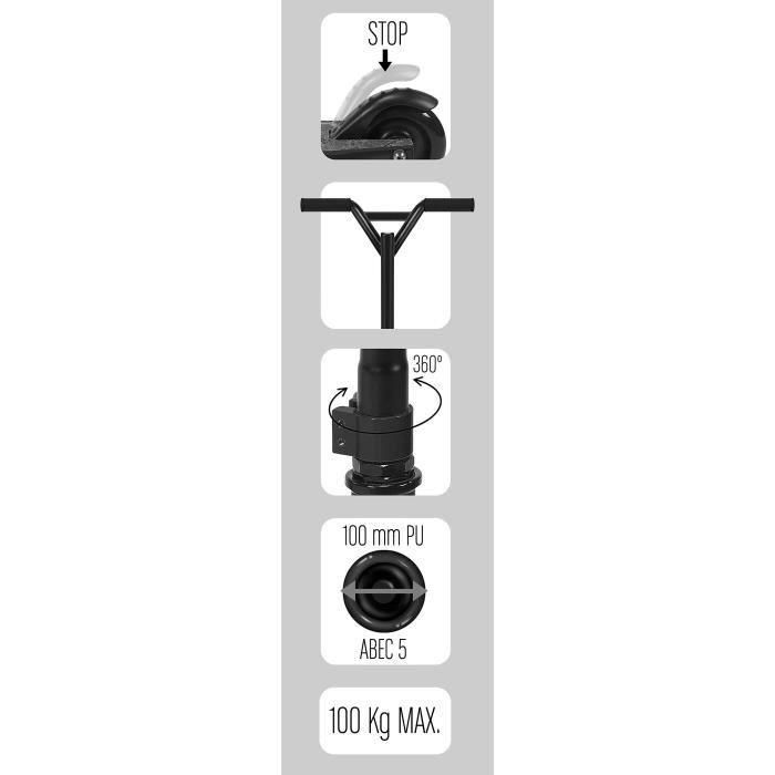 Patinete infantil - Freestyle ruedas iluminadas - SKIDS CONTROL - JB248001L 3 Patinete infantil - Freestyle ruedas iluminadas - SKIDS CONTROL - JB248001L 3