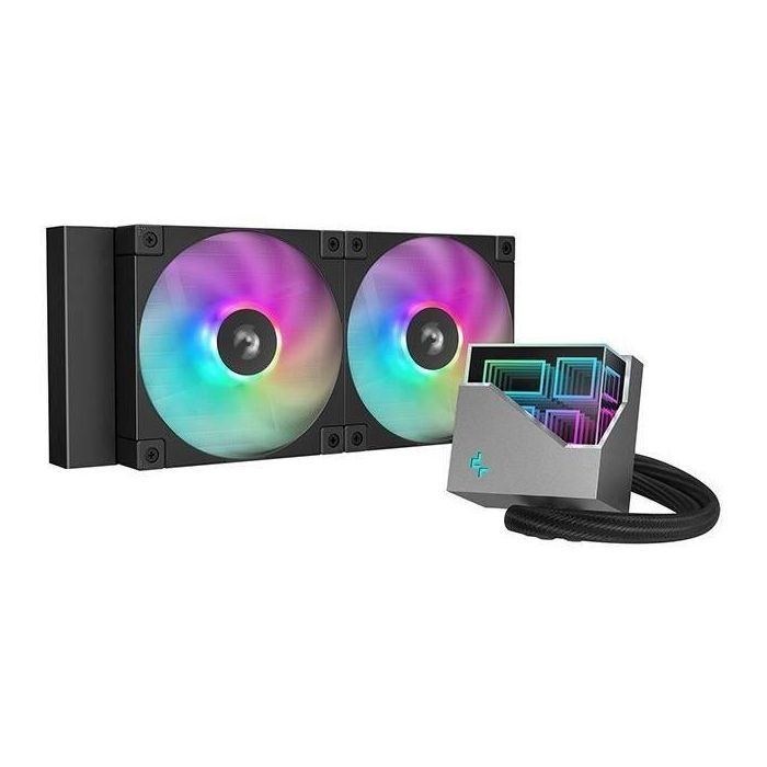 DeepCool LT240 Kit Refrigeración Líquida AIO 240mm ARGB 2x 120mm PWM Alto Rendimiento Compatible Intel LGA 1700 Espejo Infinito 0 DeepCool LT240 Kit Refrigeración Líquida AIO 240mm ARGB 2x 120mm PWM Alto Rendimiento Compatible Intel LGA 1700 Espejo Infinito 0